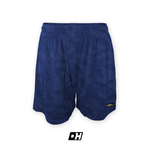 Navy Blue Edge Camo Fly Shorts