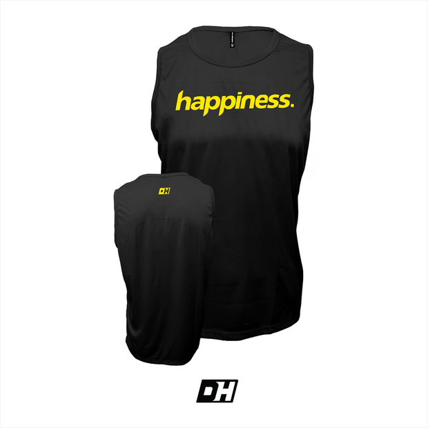 Black & Yellow Happiness Tank